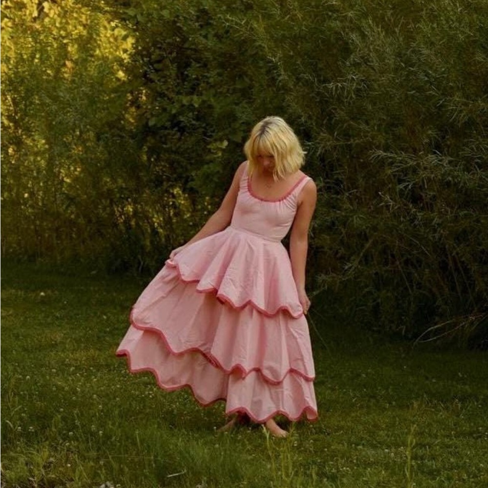 The Millie Dress in Pink Bloom